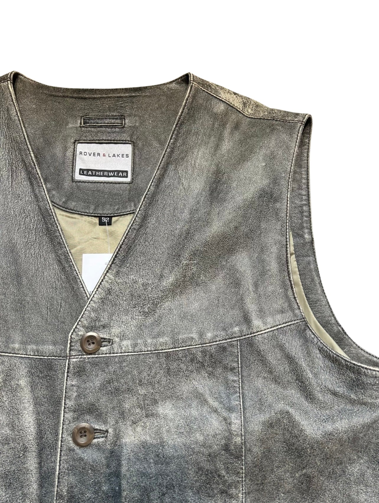 80’s Distressed leather vest