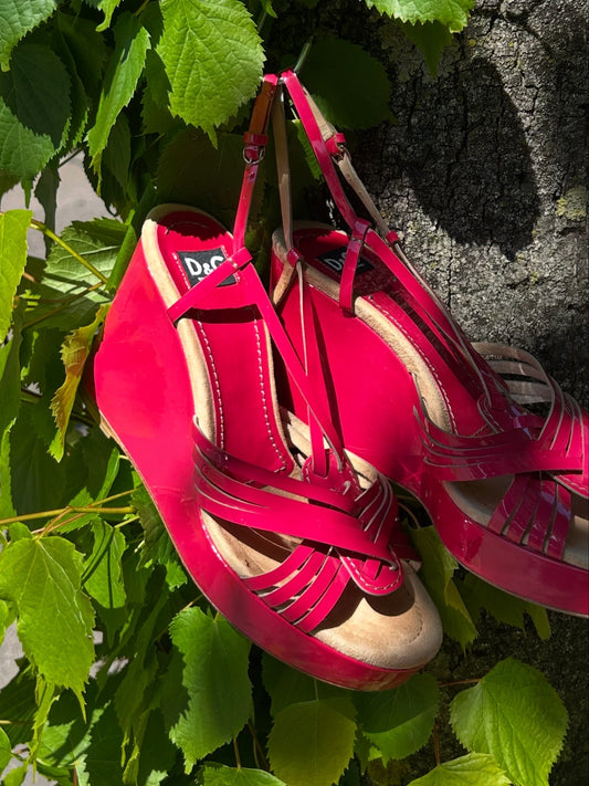 Dolce & Gabbana Platform Wedge Sandals