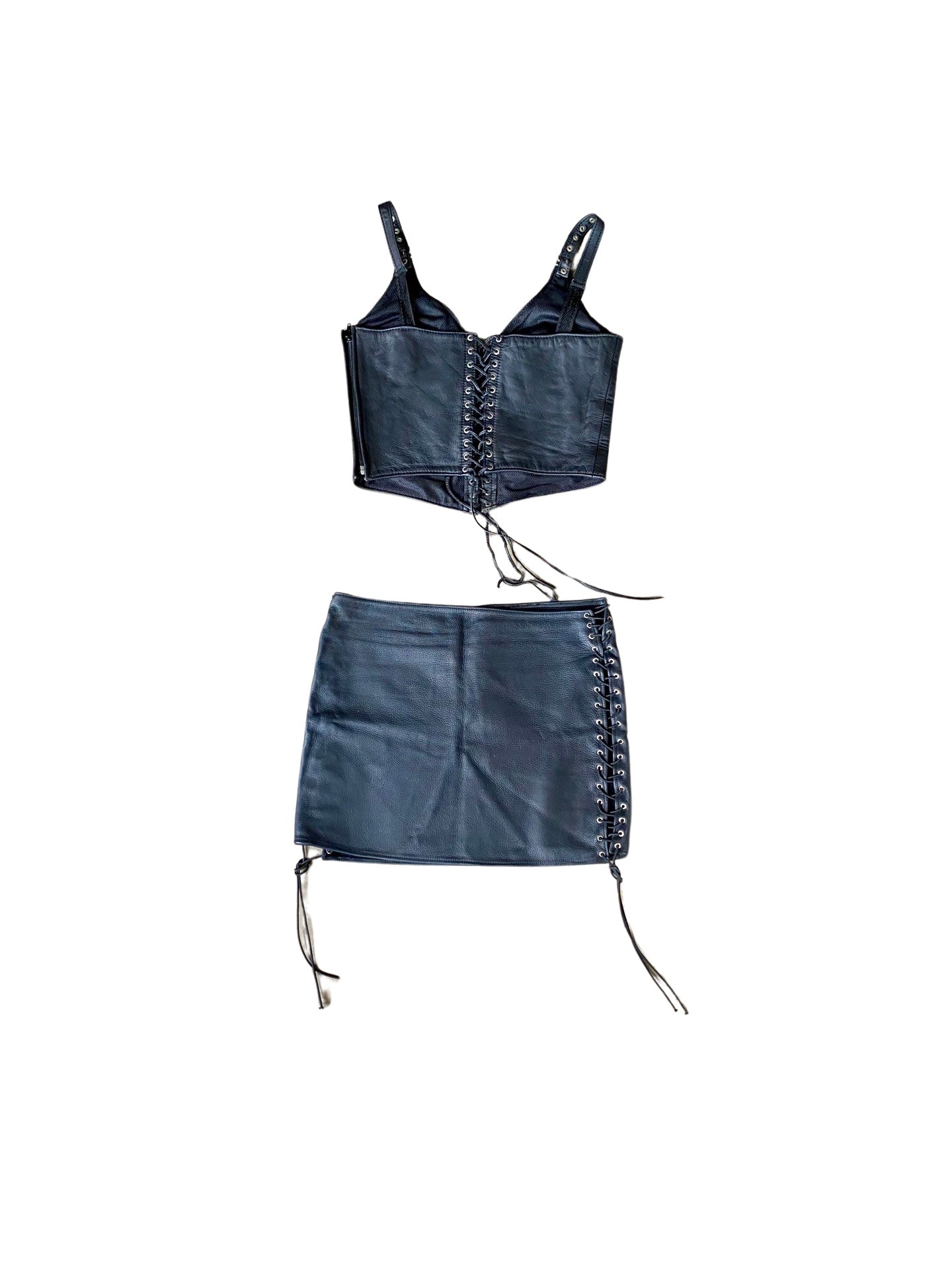 BLACK LEATHER SET 90’s