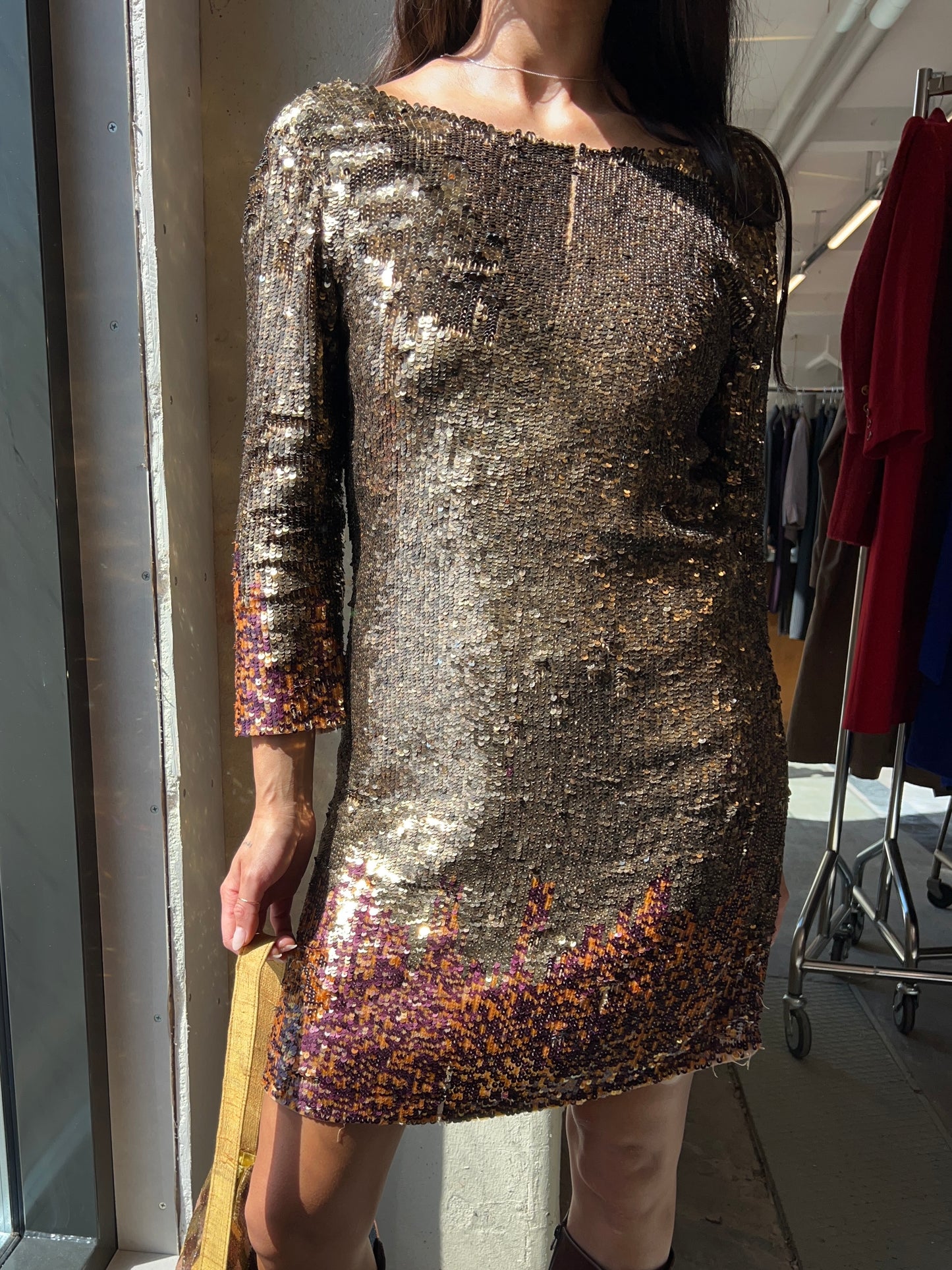 Gold Sequin Dress 1960’s