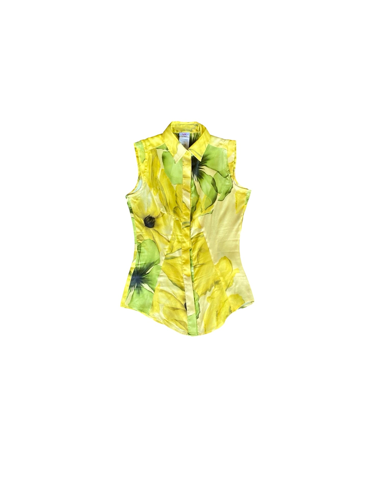 Versace Silk Flower Top 90’s