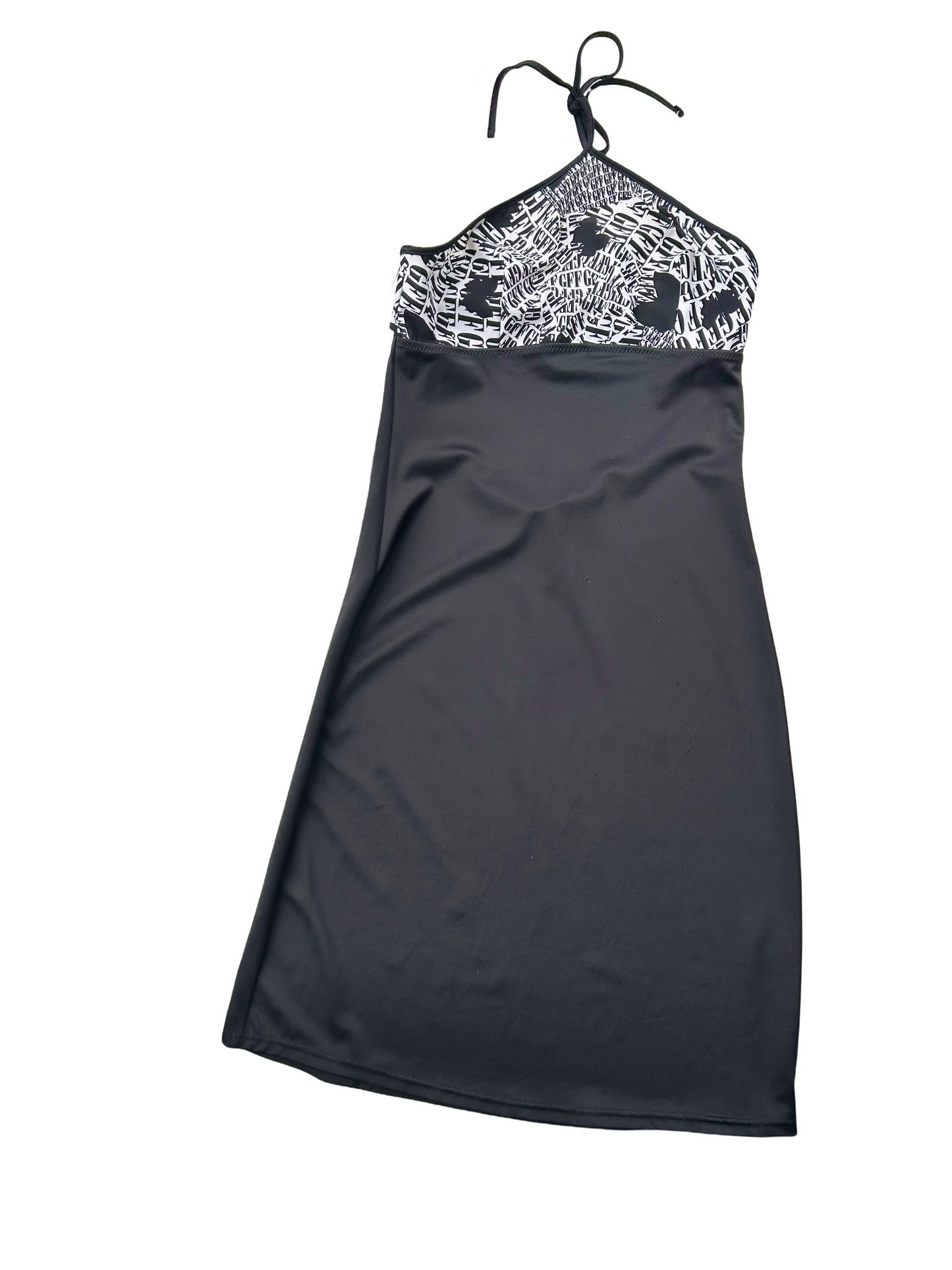 Y2K Gianfranco Ferre beach cut out mini dress