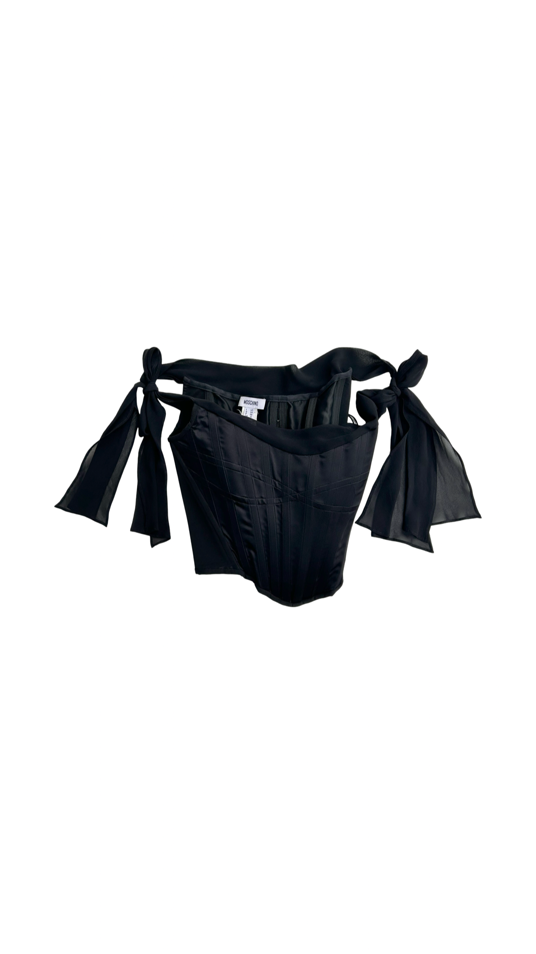 MOSCHINO romantic silk corset