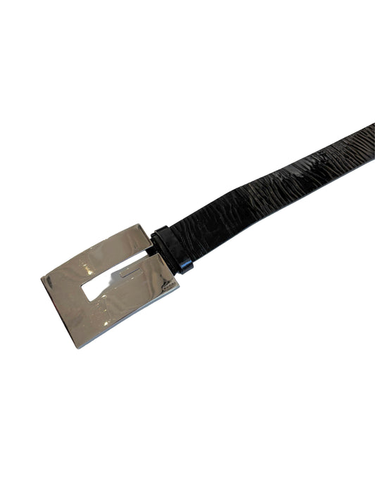 Vintage Gucci Square Buckle Belt Tom Ford Era, Circa Early 2000s