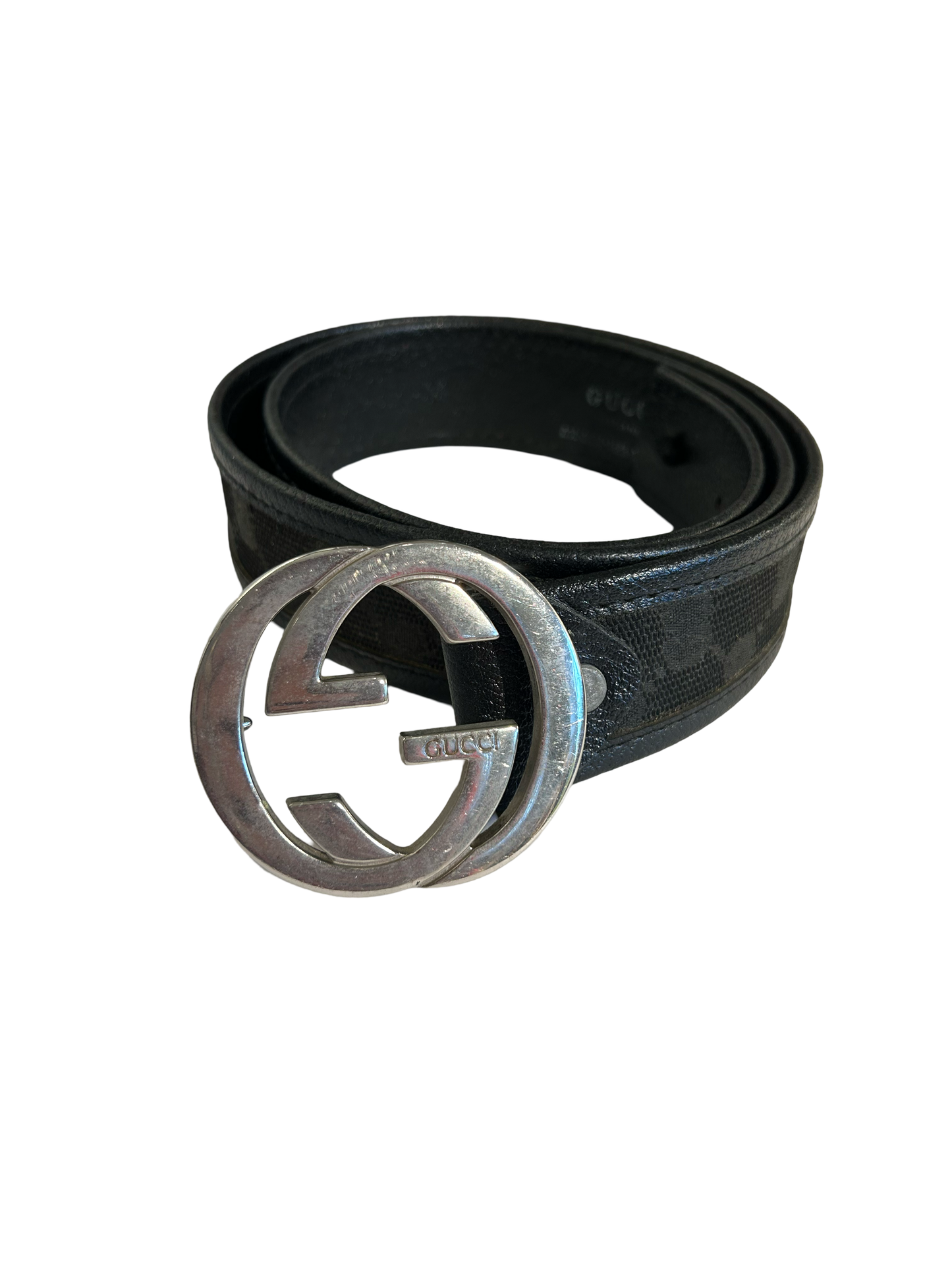 Gucci monogram belt