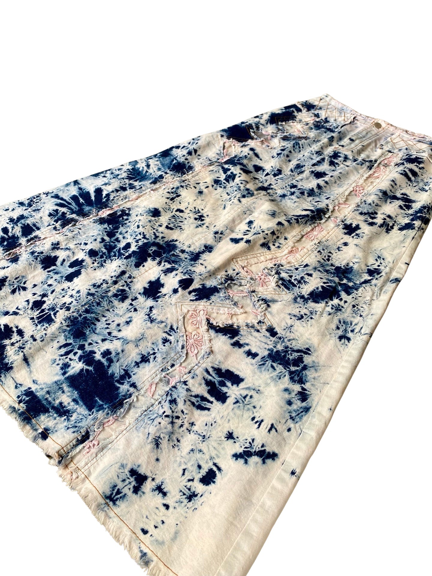 DIP DYE JEANS SKIRT Y2K