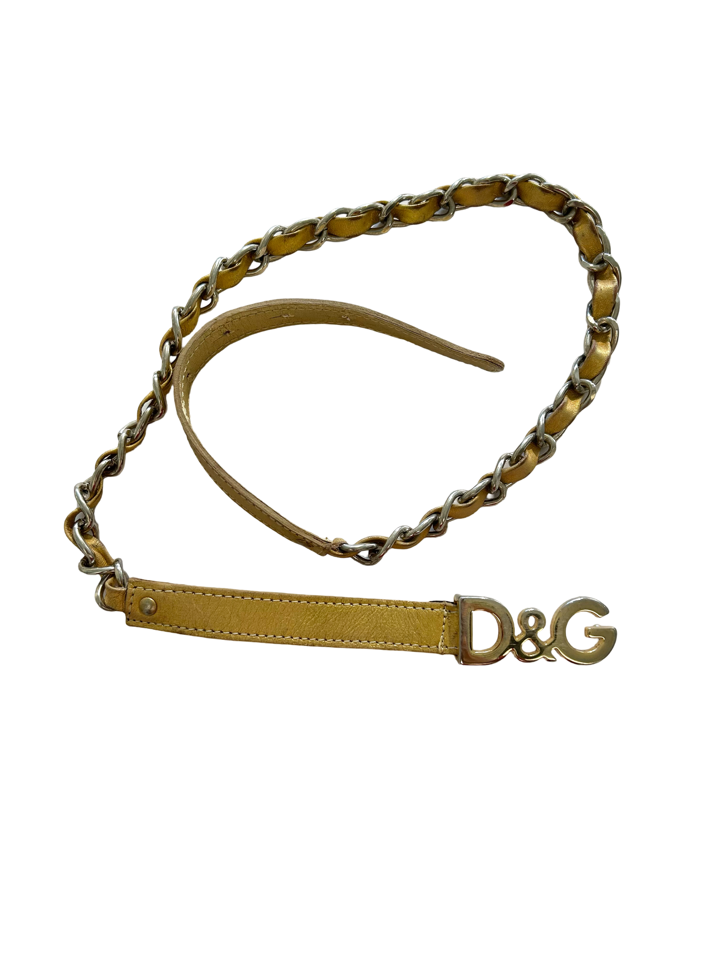 Dolce & Gabbana golden chain belt