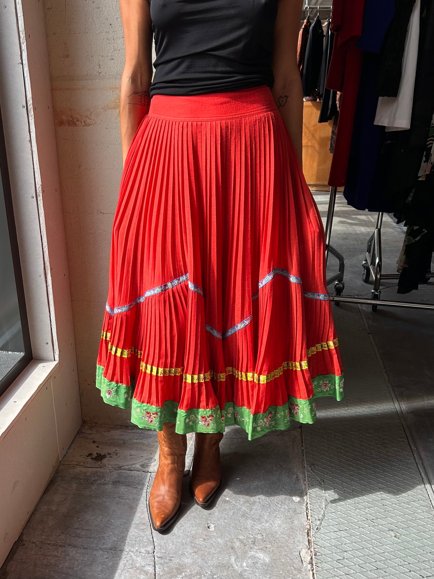Kenzo Paris Folklore Skirt 80’s