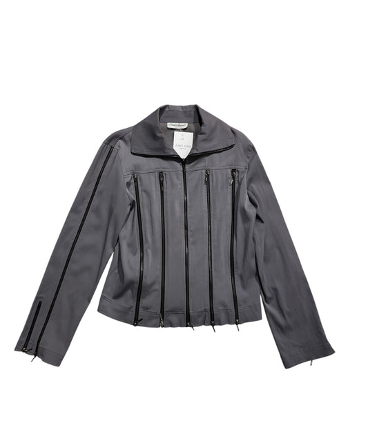 Zipper detail jacket