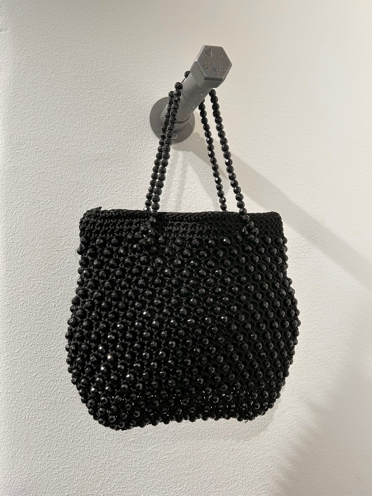 80’s embellished crochet bag