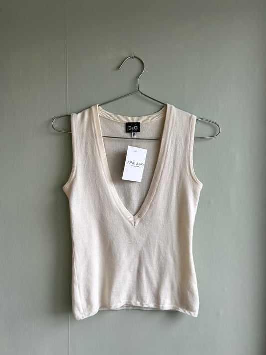 Dolce & Gabbana 90’s knitted vest top