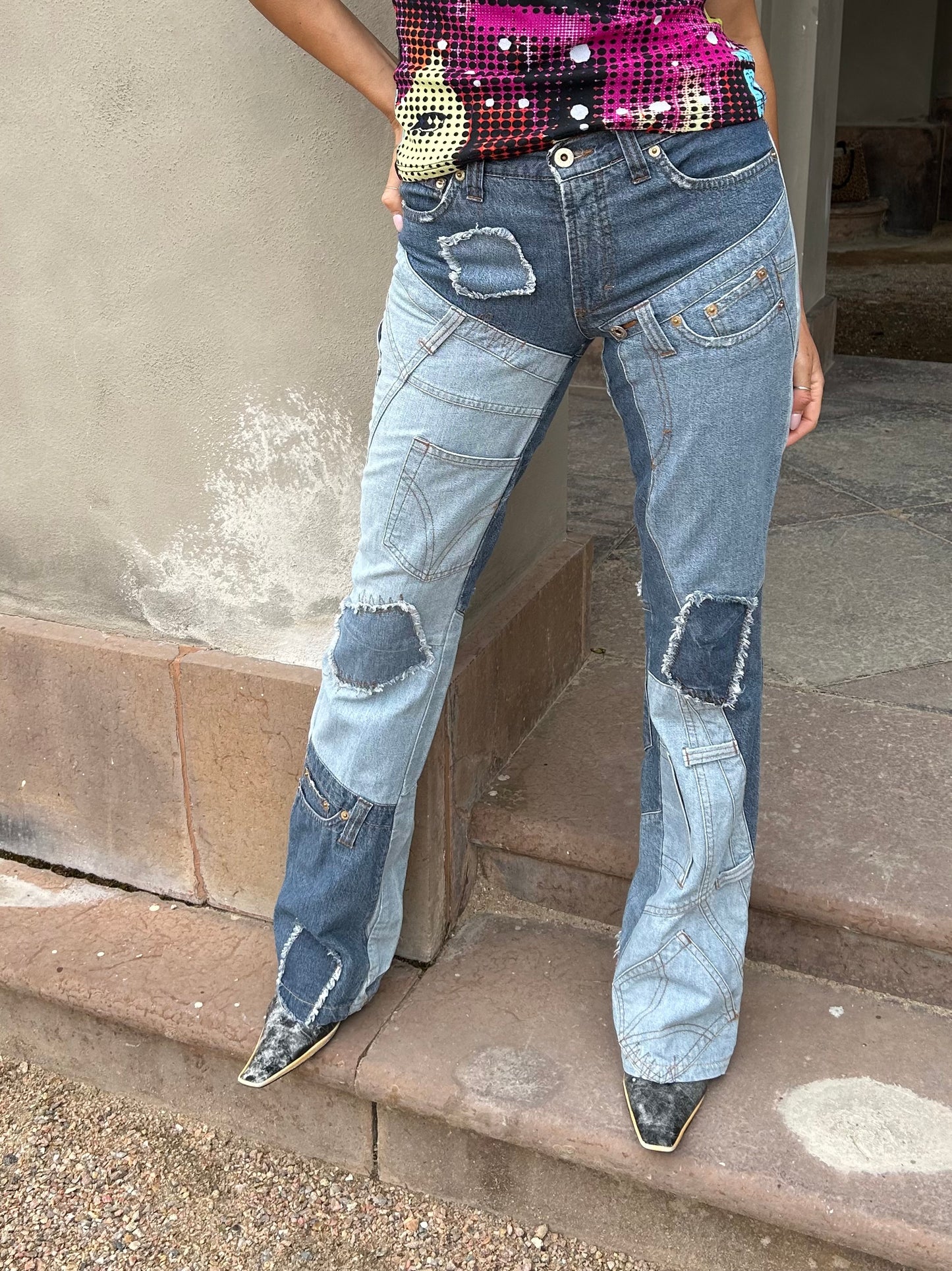 D&G Patched Jeans Y2K