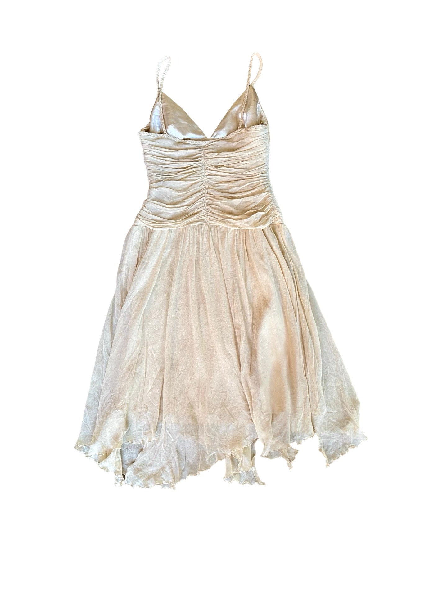 Draped Silk Dress 90’s