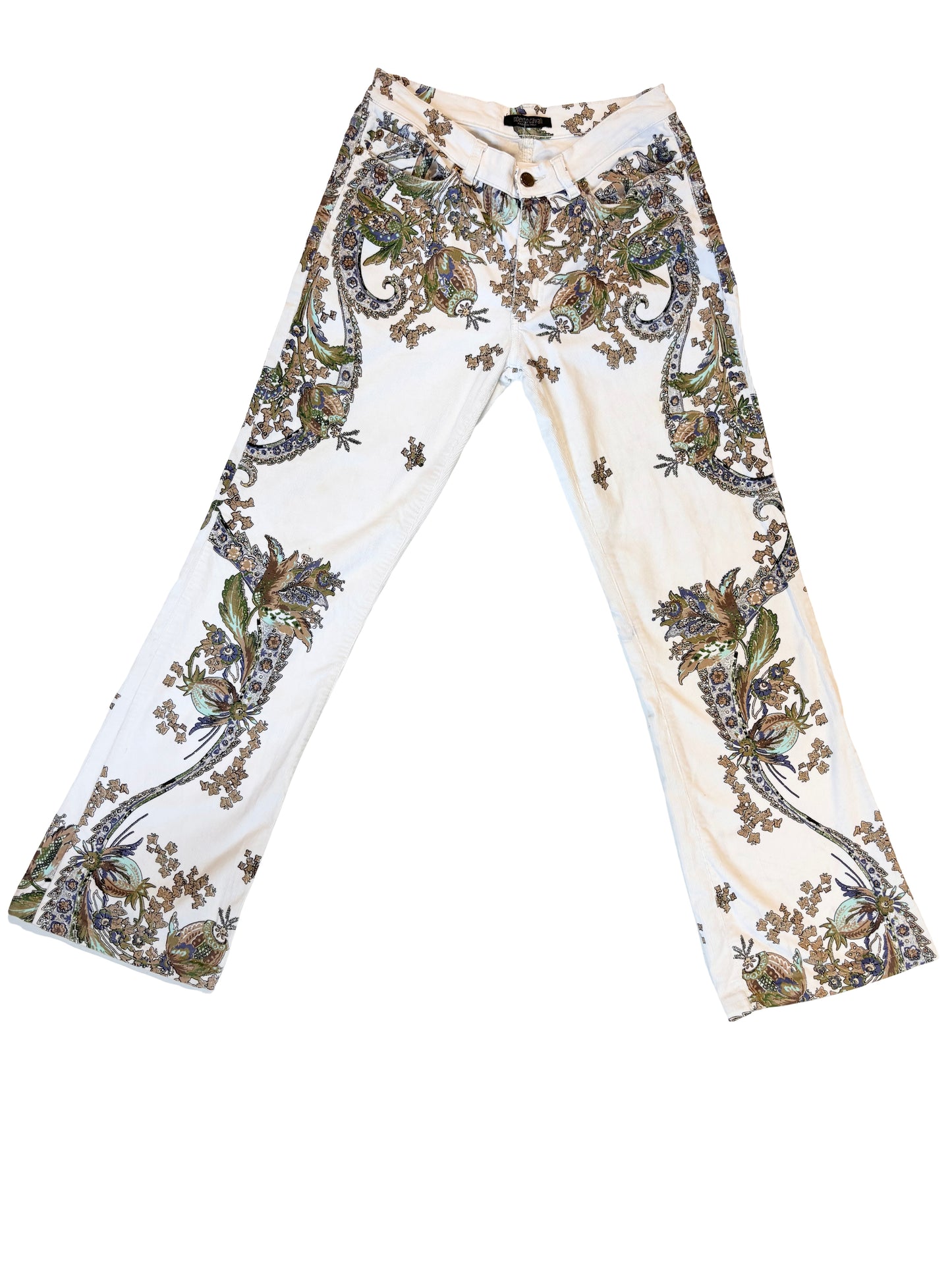 Cavalli Baroque Corduroy Pants