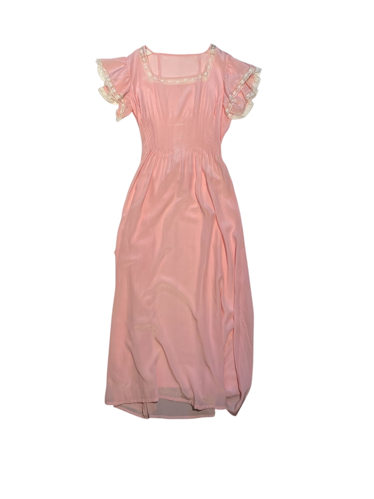 1940’s elegant Italian silk dress