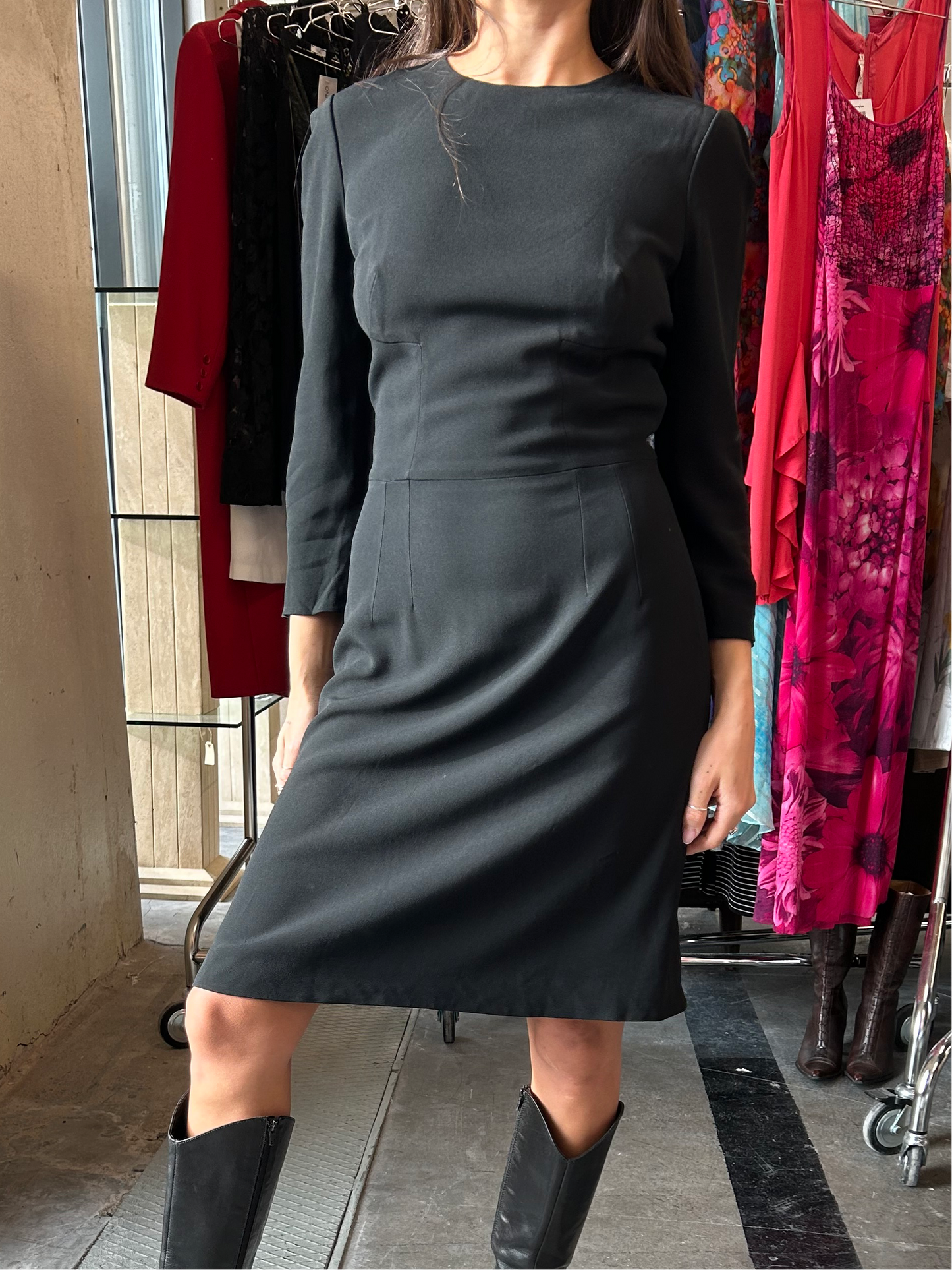 Dolce & Gabbana silk mix mini dress