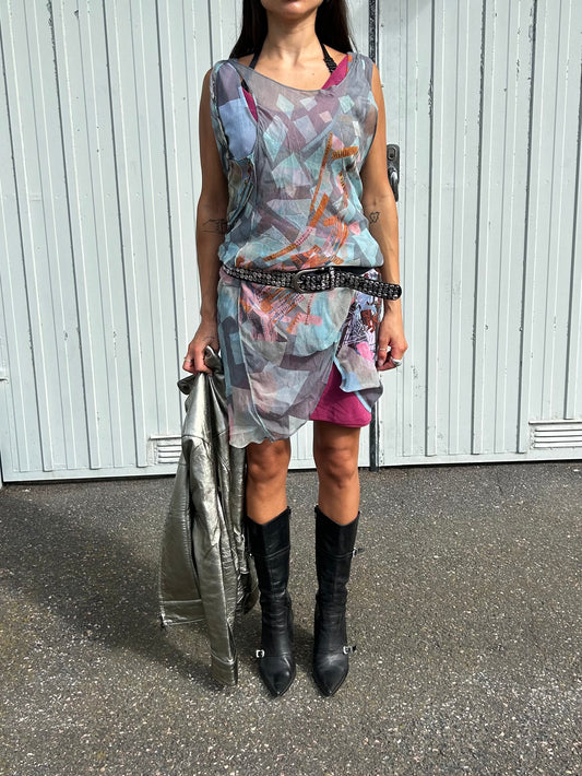 Save the Queen asymmetrical dress