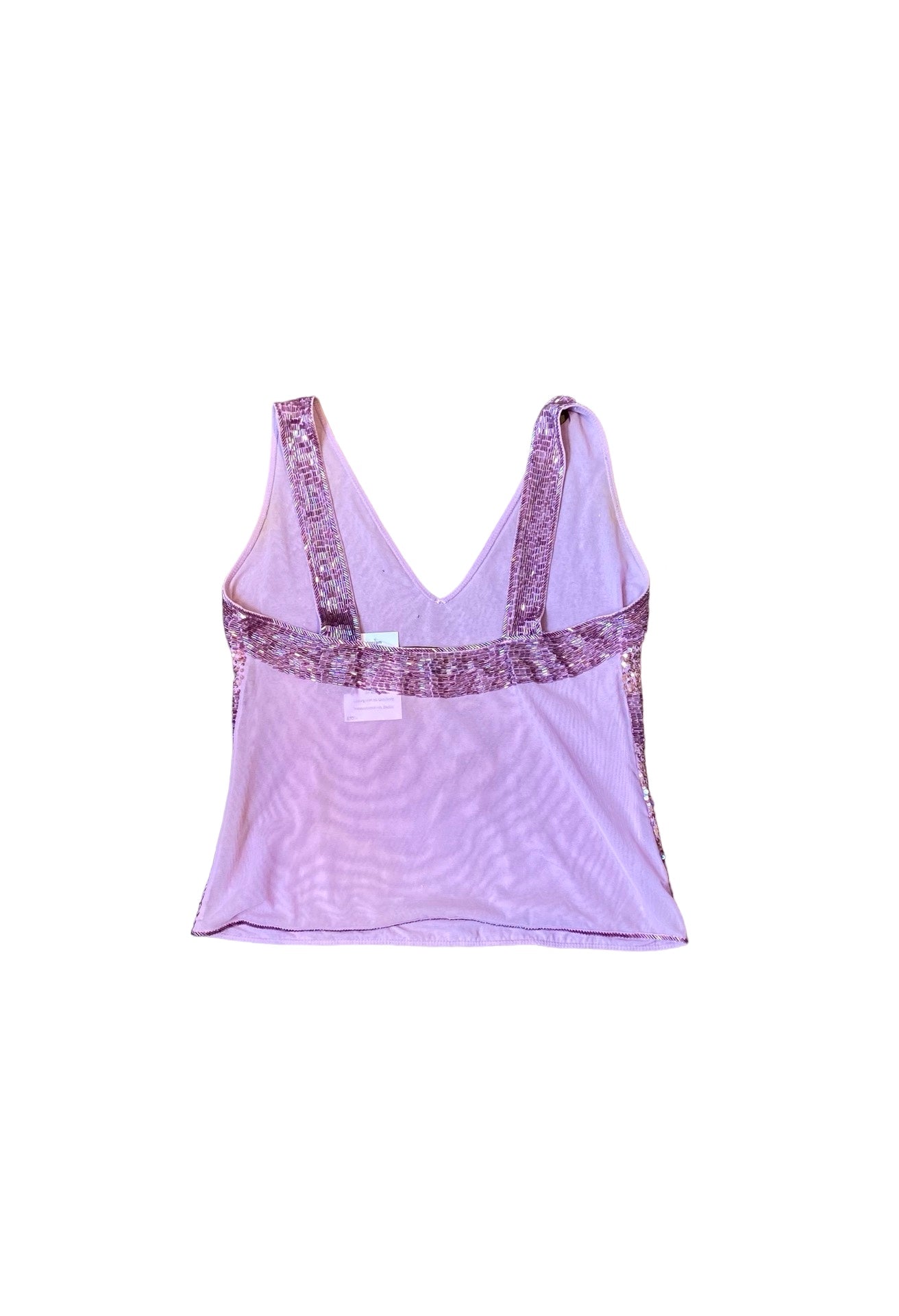 Luisa Spagnoli Lavender Sequin Top Y2K