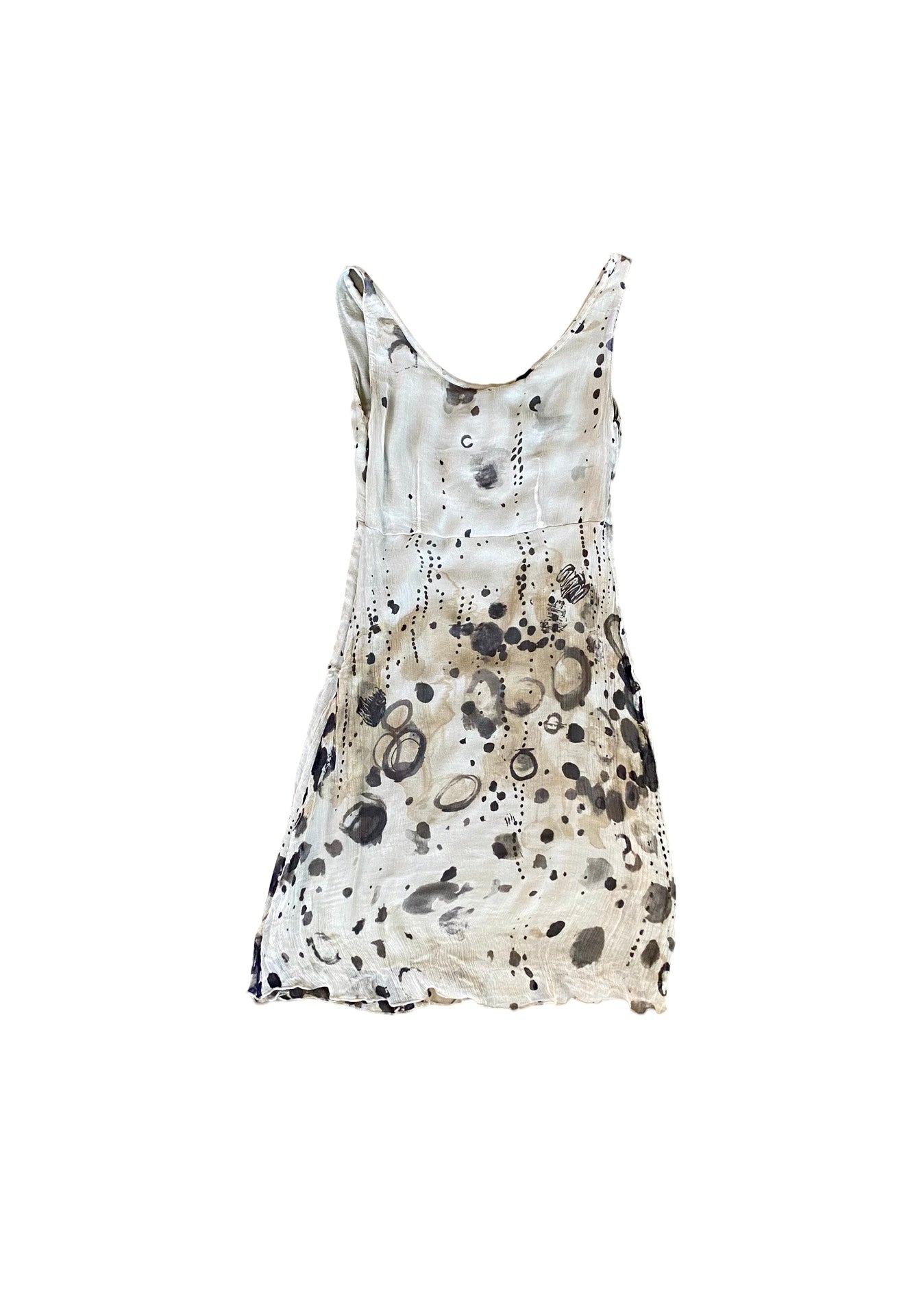 Watercolor Silk Dress