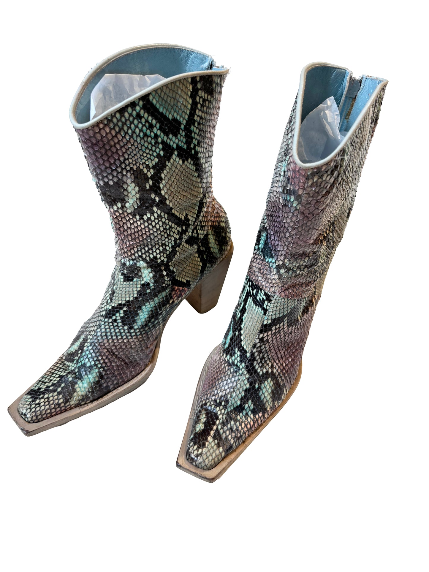 Vintage Italian Snakeskin Boots