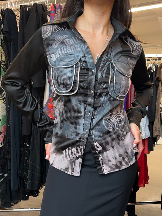 2000’s John Galliano Gazette shirt