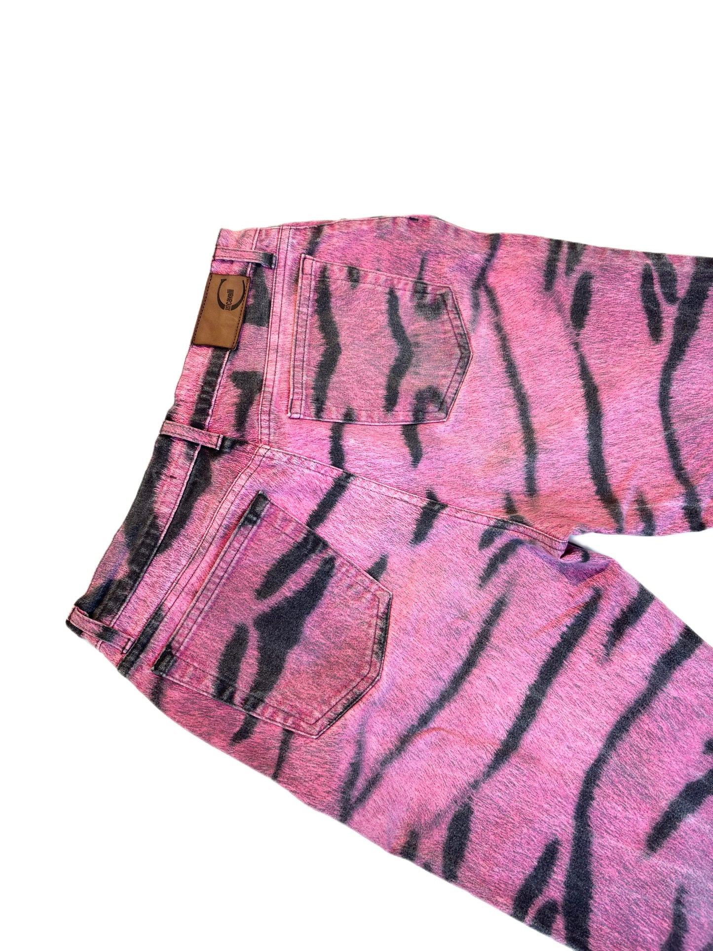 Just Cavalli Pink Zebra Jeans