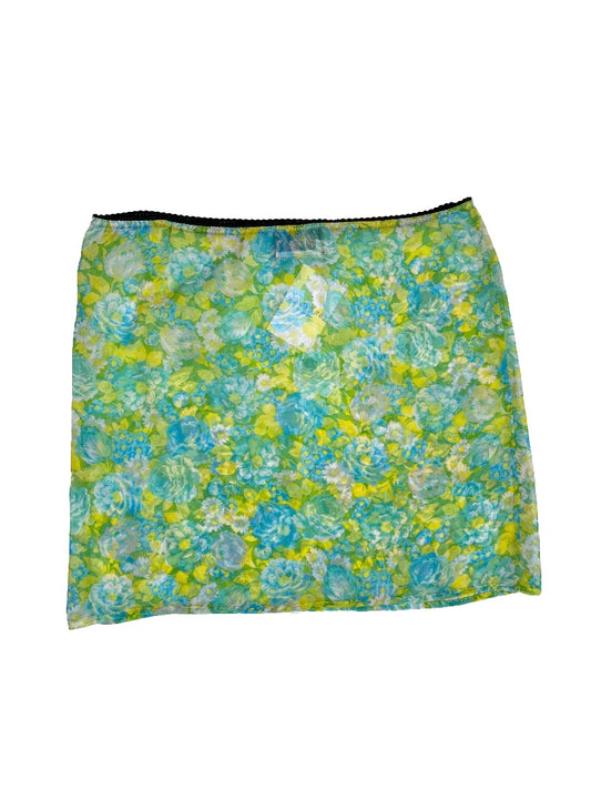 D&G floral y2K sheer miniskirt