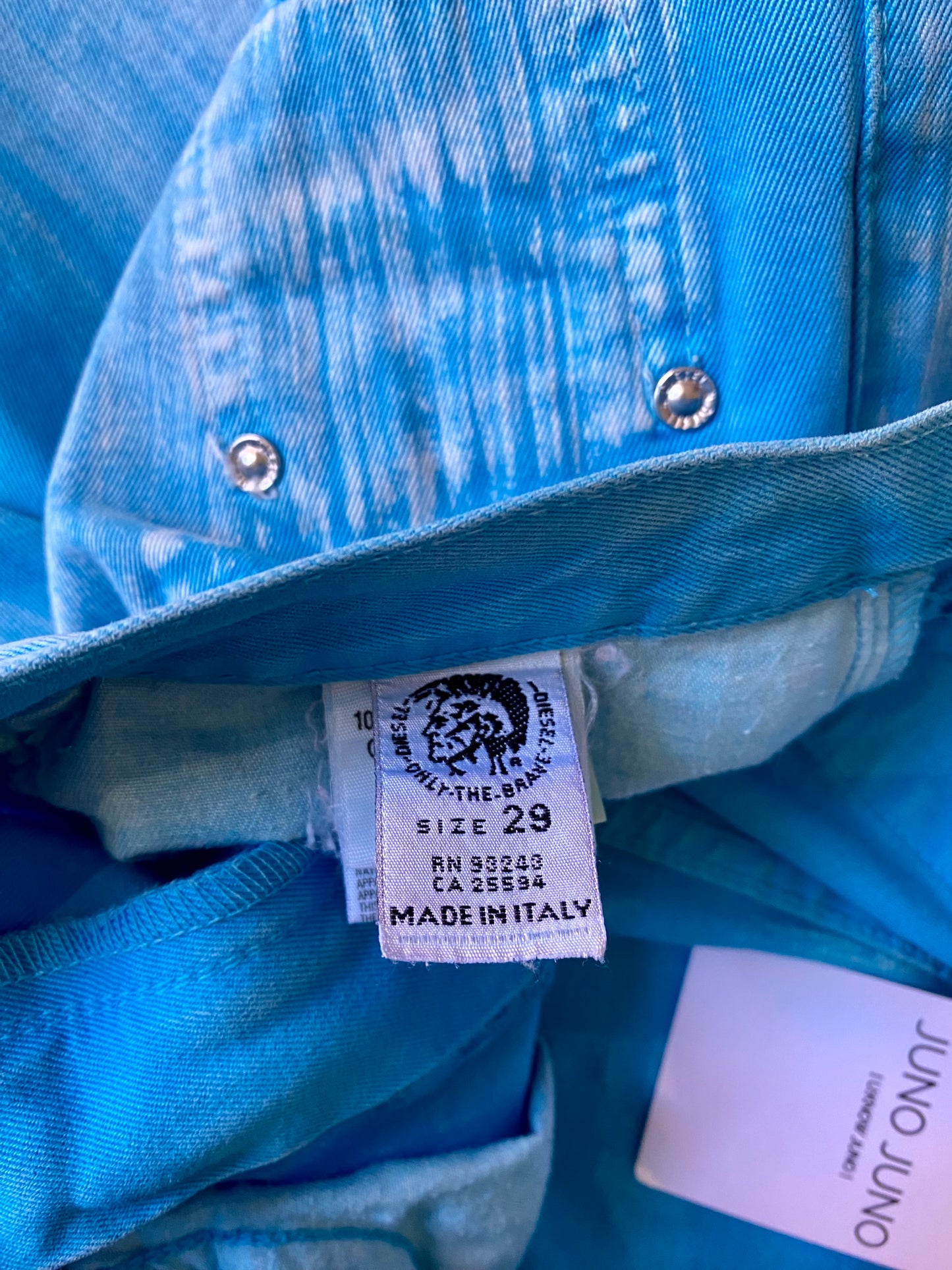 DIESEL Turquoise Jeans Y2K