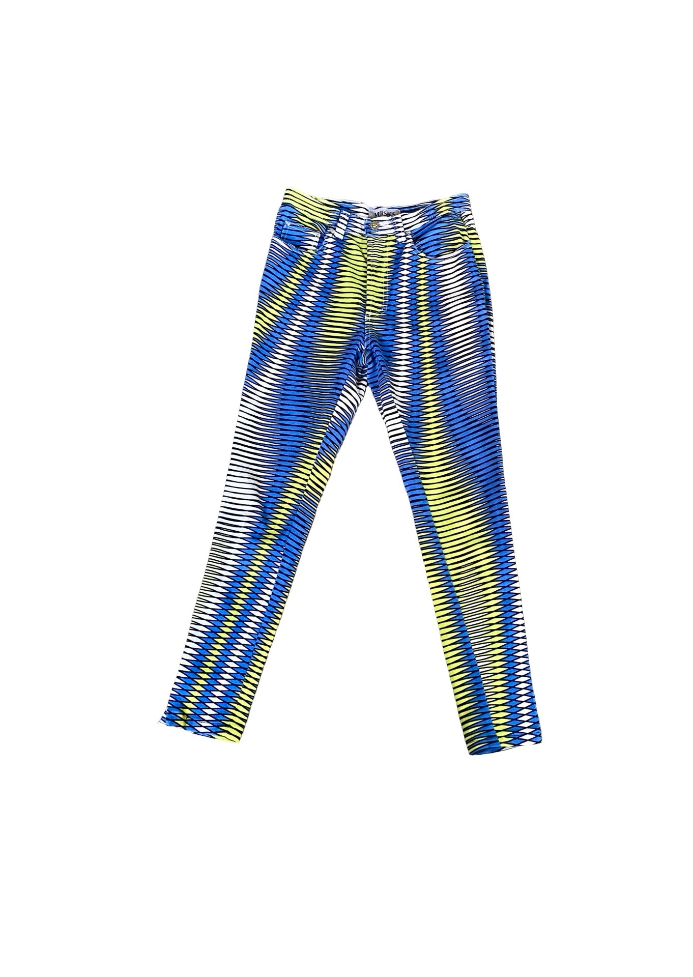 Versace Patterned Jeans Y2K