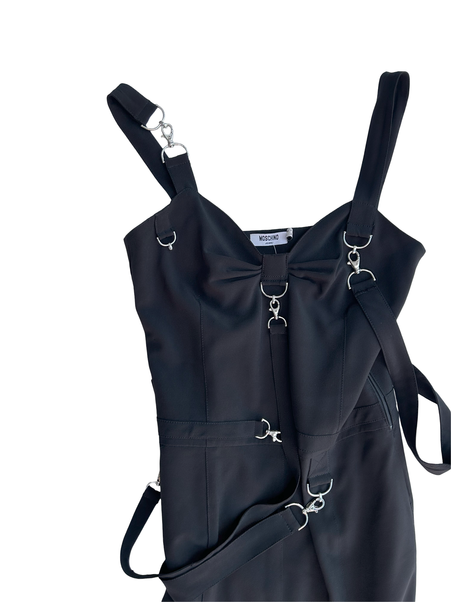 MOSCHINO punk core buckle dress