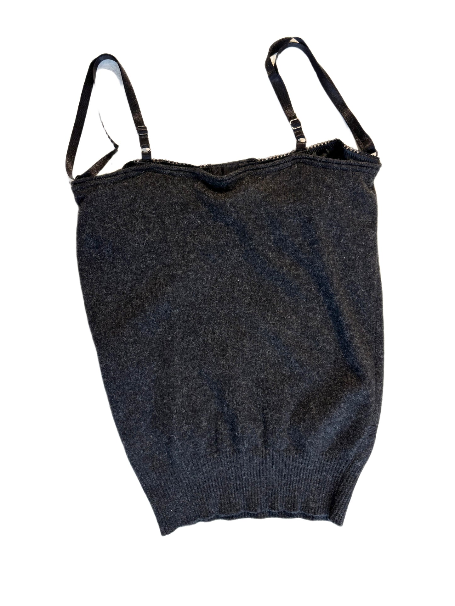 Dolce & Gabbana Charcoal Knit Top