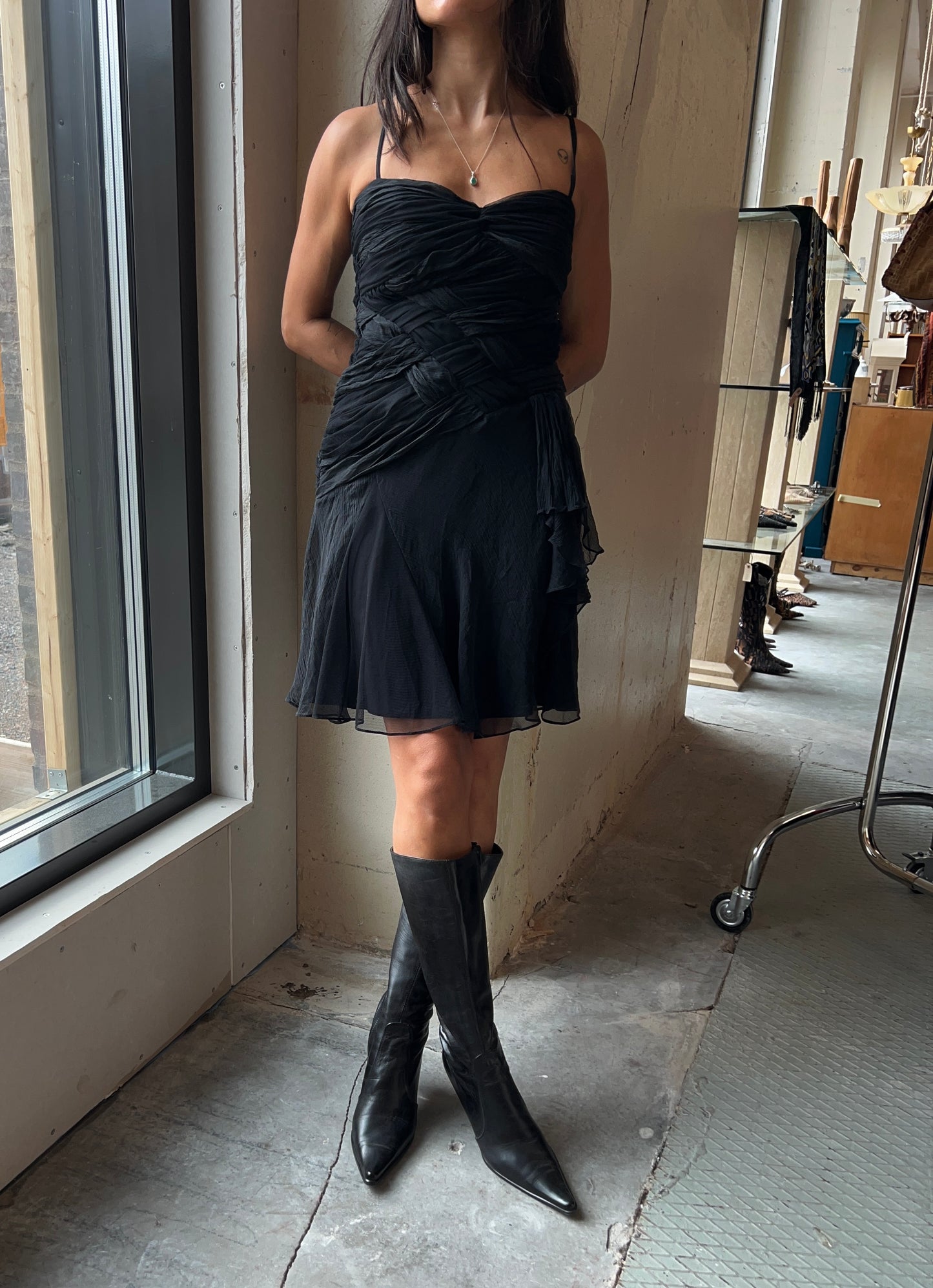 KAREN MILLEN SILK DRESS 90’s