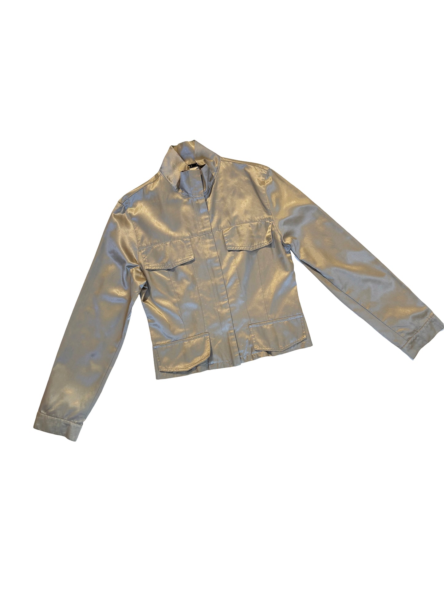 Early 2000s Shiny Utility Two-Piece Set