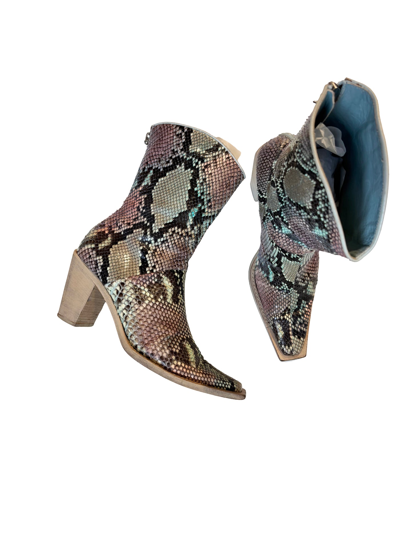 Vintage Italian Snakeskin Boots