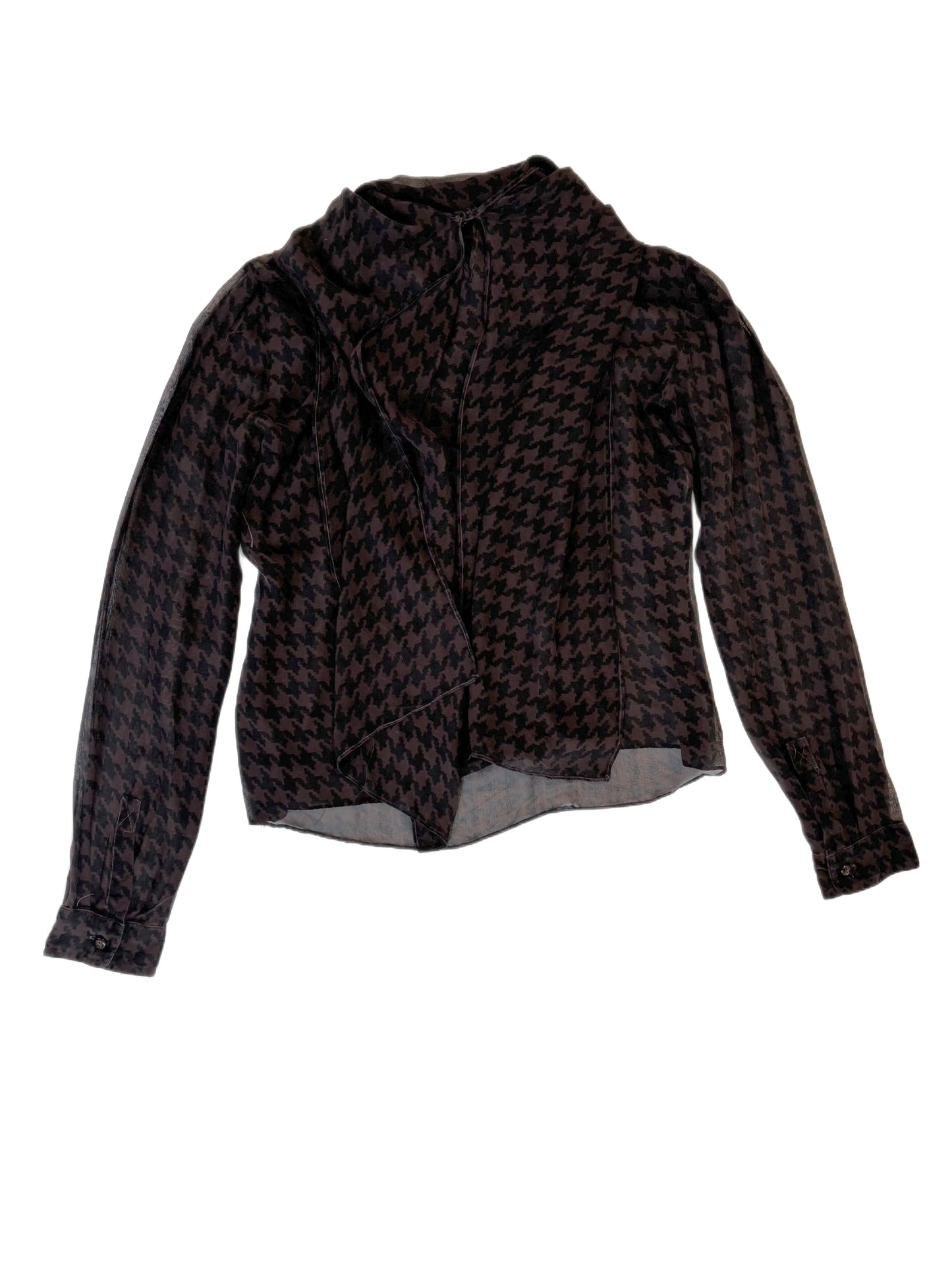 Max Mara Silk Cape Blouse