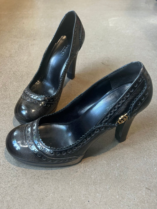 Bold Gucci Platform Pumps