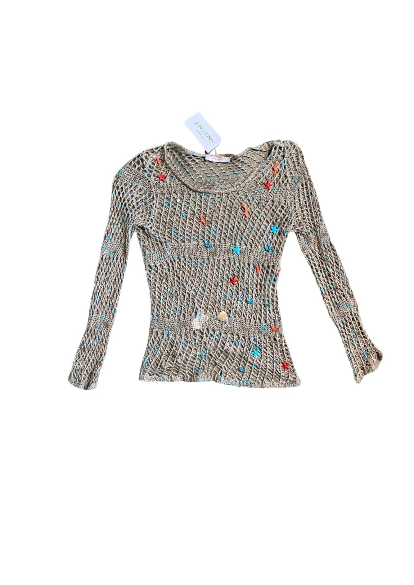 Laura Biagiotti Seashell Net Top 1990’s