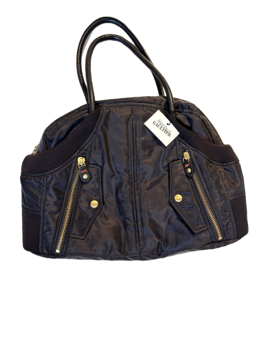 Jean Paul Gaultier Deadstock Black Nylon Bowling Bag