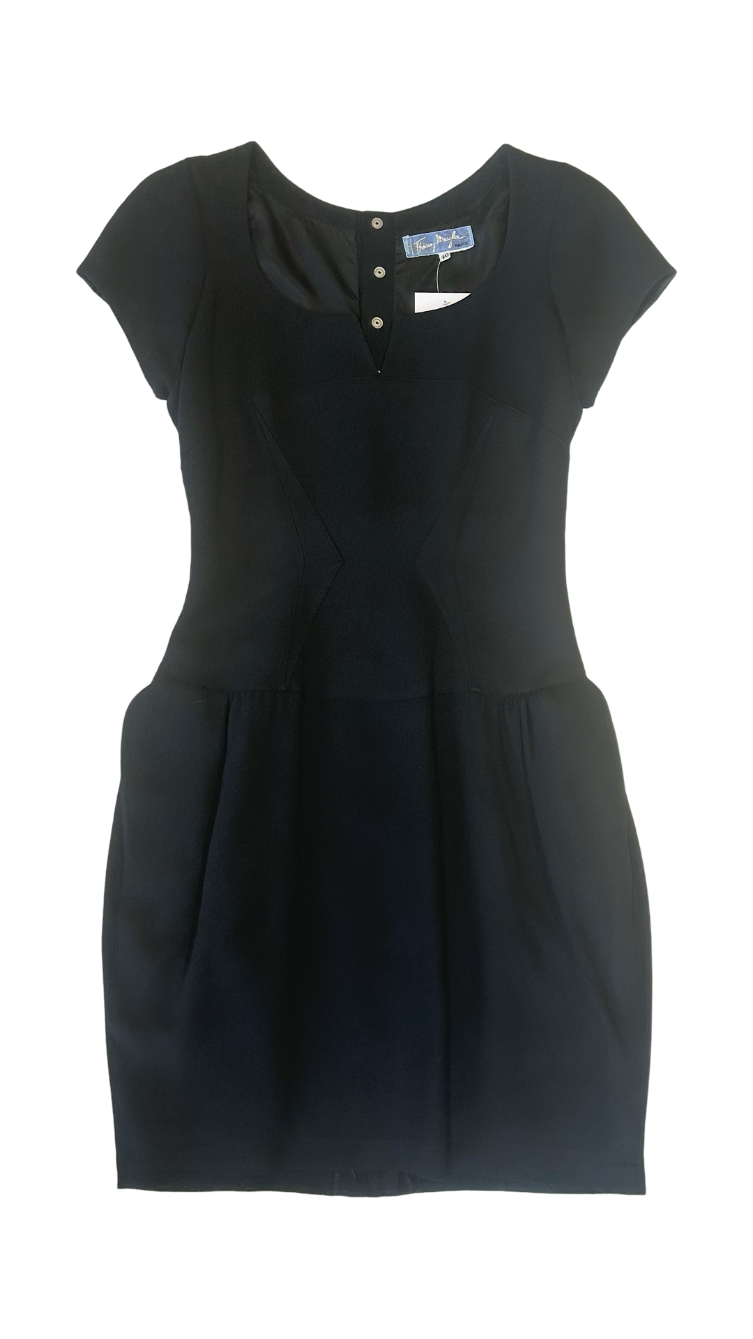 Thierry Mugler multi detailed mini dress