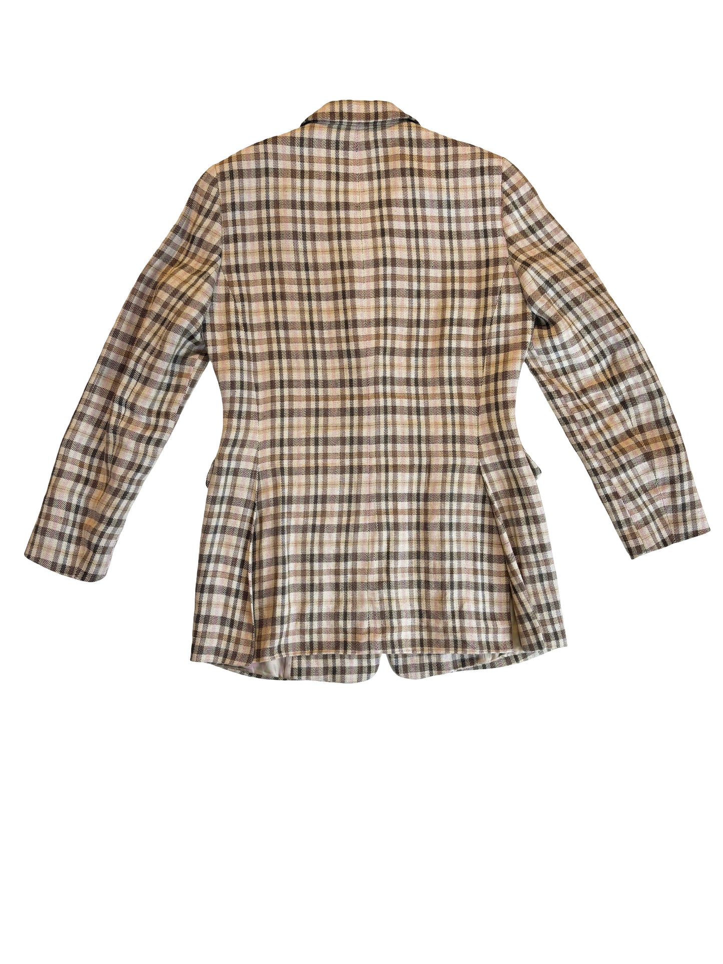 Jil Sander Vintage Checked Linen Blazer