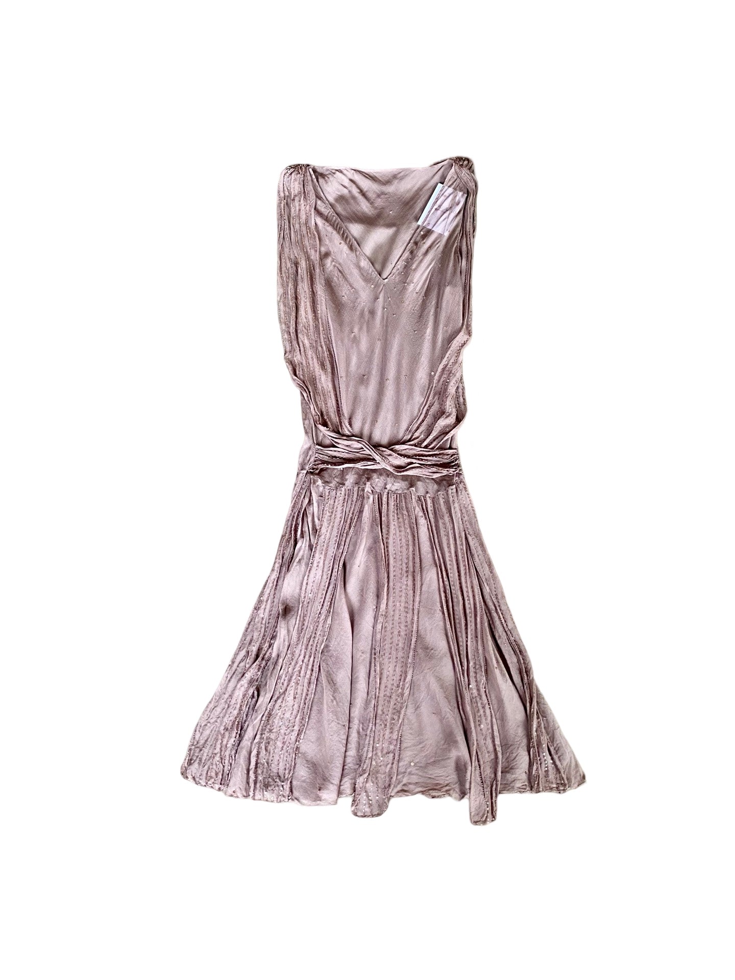Sheer Silk Sequin Dress 90’s