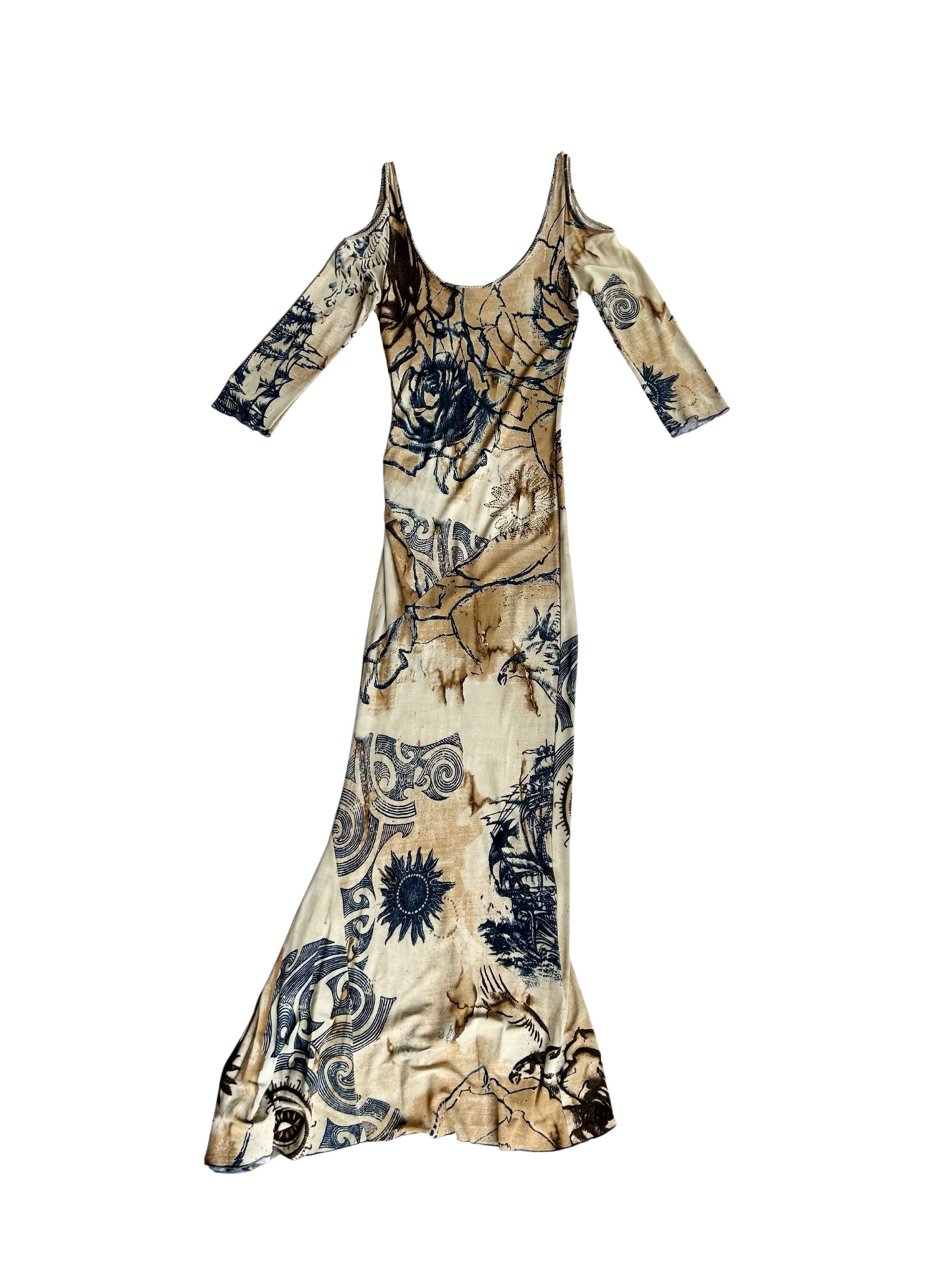 Roberto Cavalli S/S 2003 tattoo dress