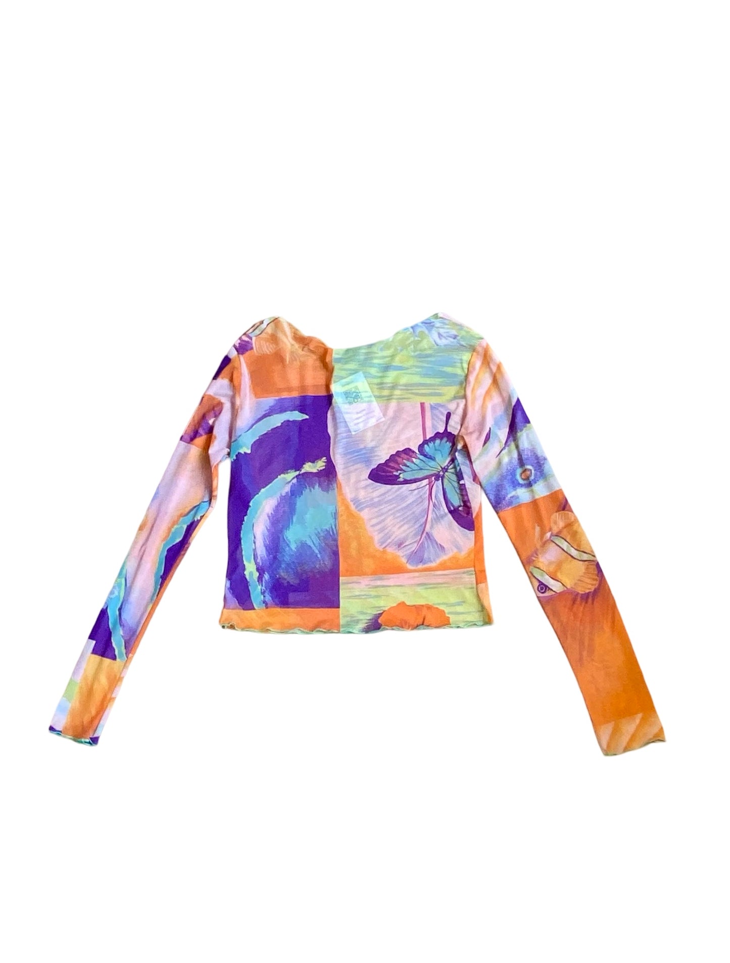 KENZO Colorfull Mesh Top Y2K