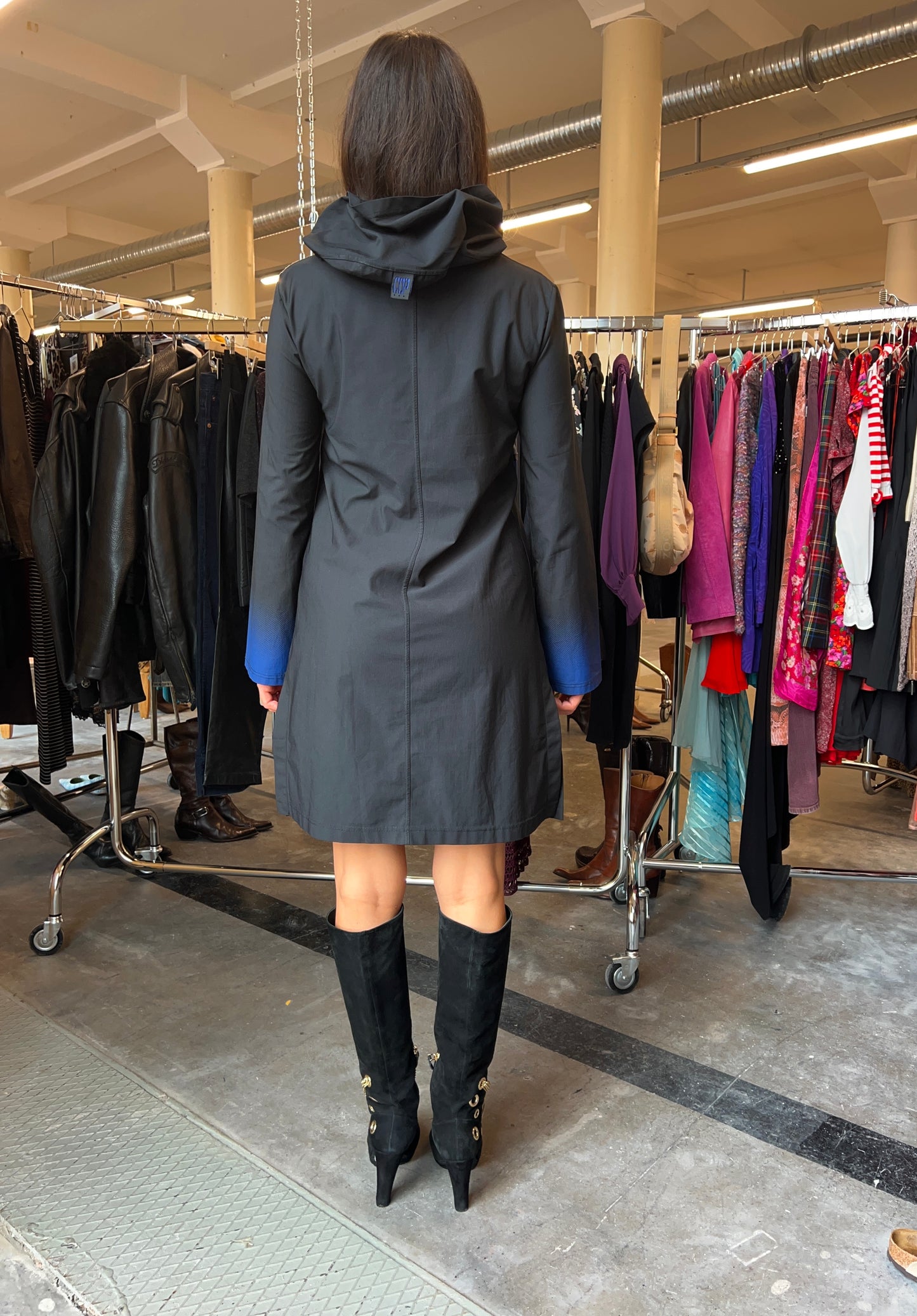 Cop. Copine structured hoodie dress