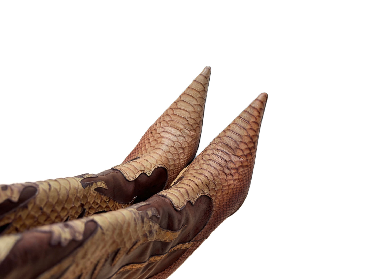 Armando Tanzini brown leather cowboy boots