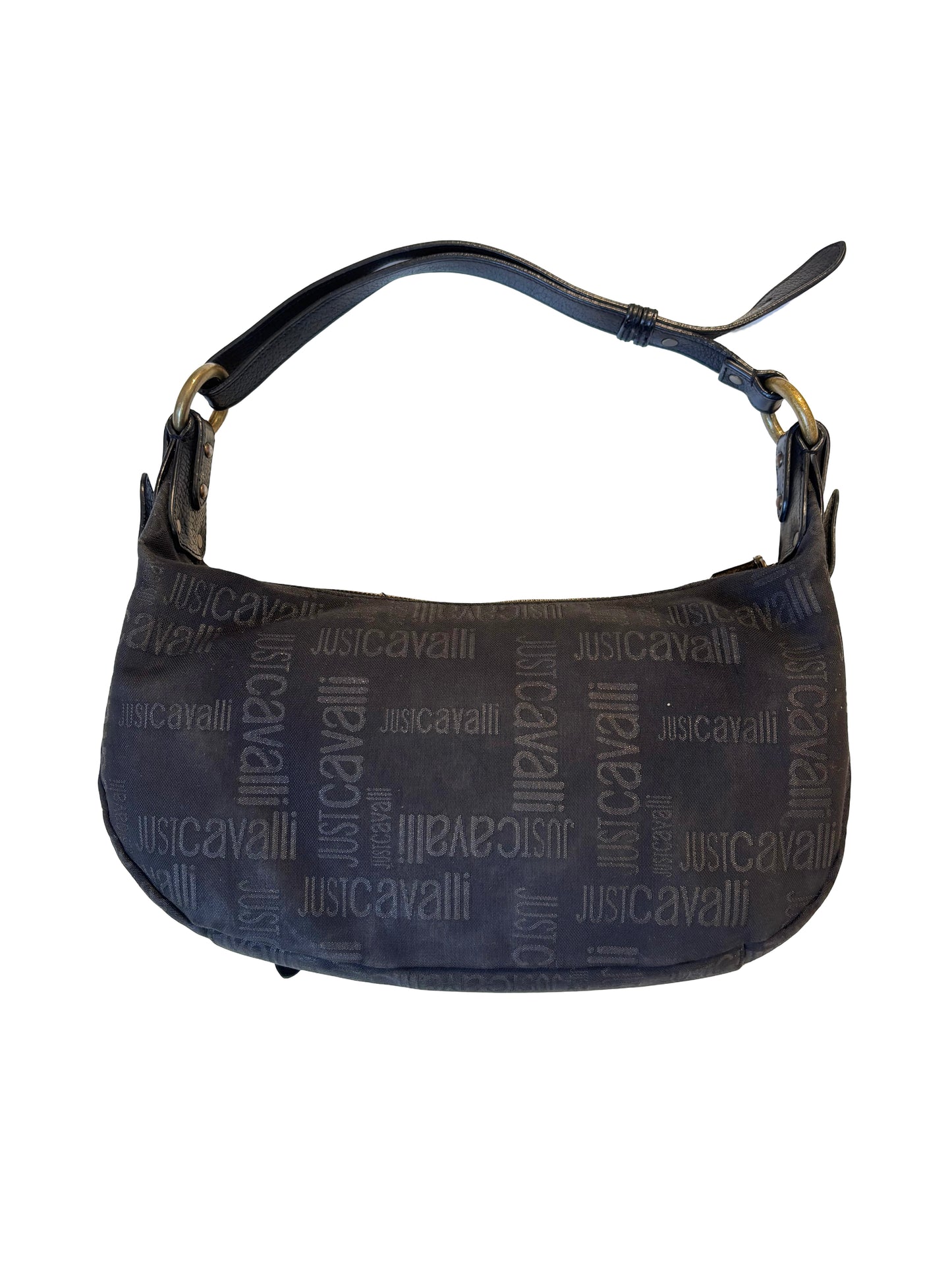 Roberto Cavalli Monogram Shoulder Bag