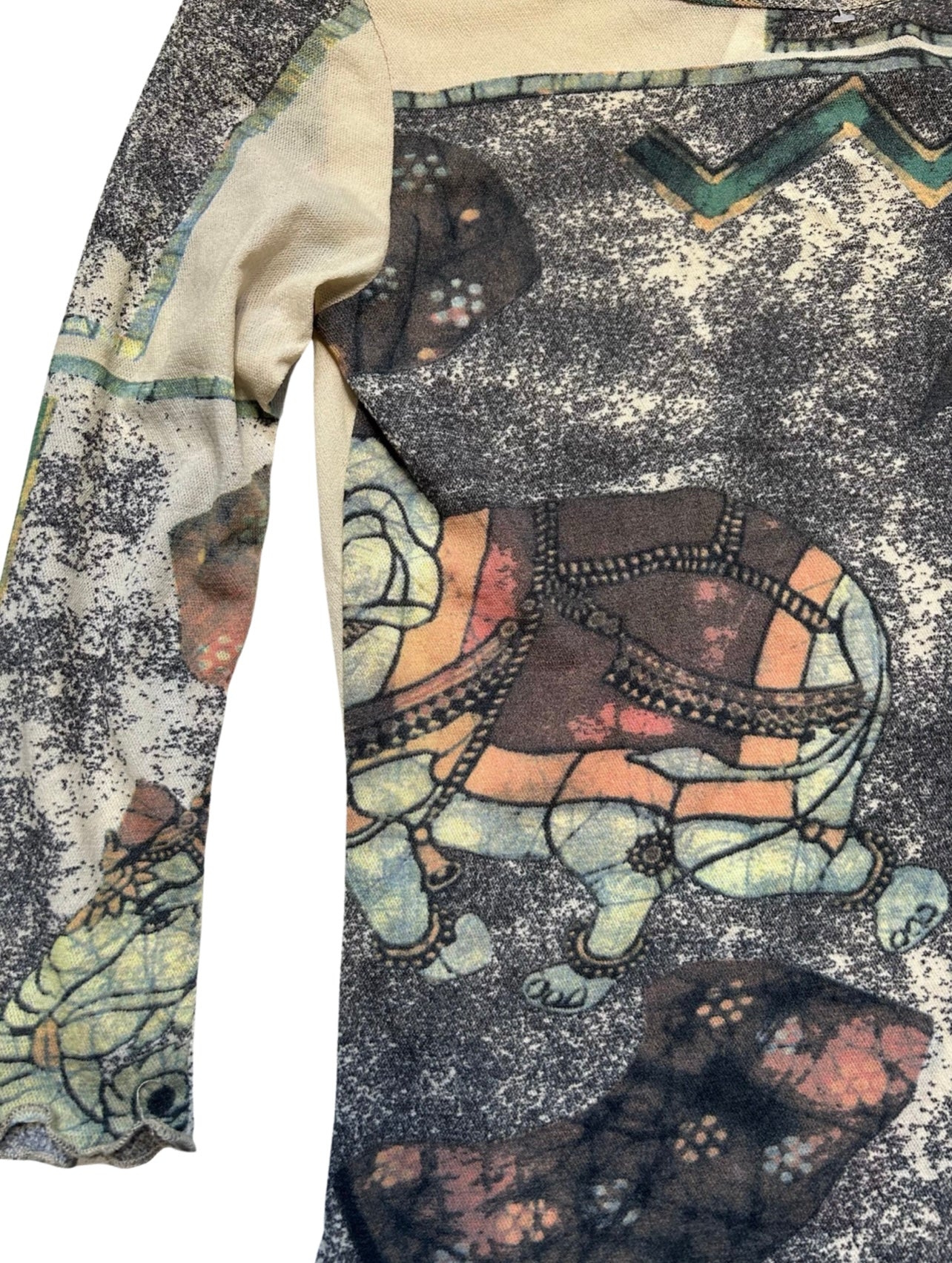 Sonia Fortuna Lucid dream print mesh top