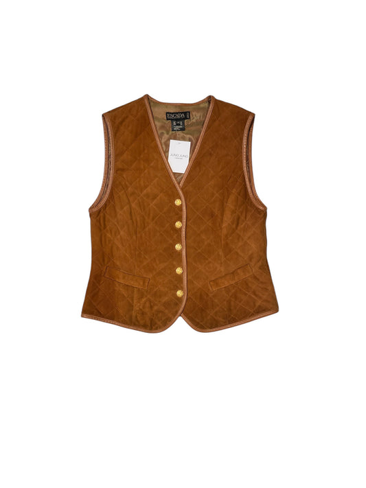 Escada suede vest