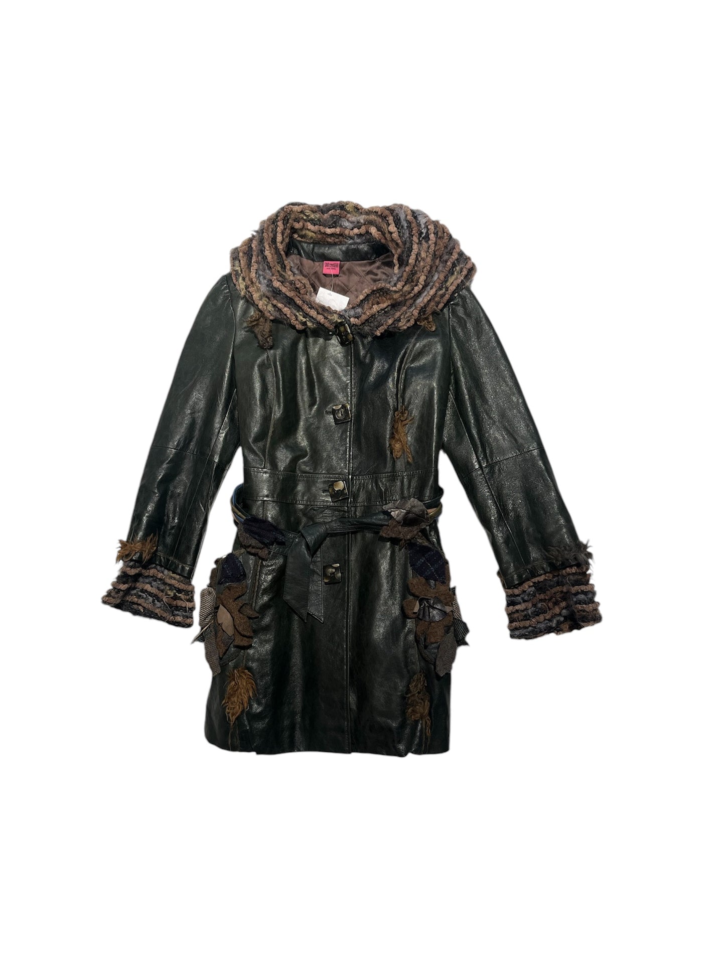Save The Queen leather coat