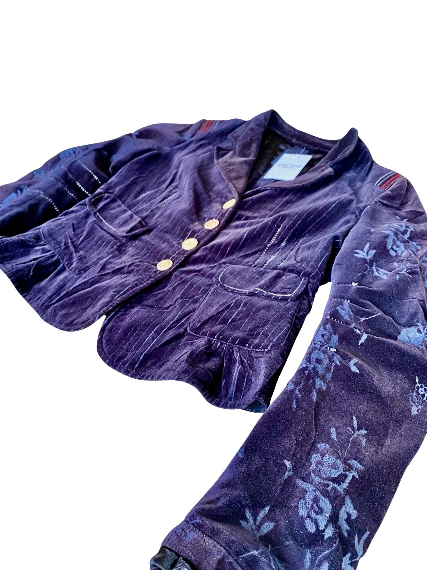 Marithé & François Girbaud Velvet Blazer 90’s